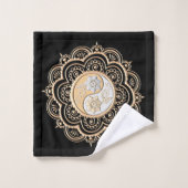 Goud & Zilver Mandala Bad Handdoek (Wasdoekje)