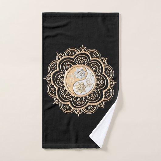 Goud & Zilver Mandala Handdoek (Handdoek)
