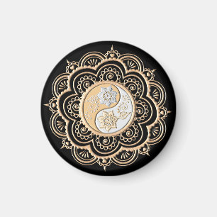 Goud & Zilver Mandala Magneet