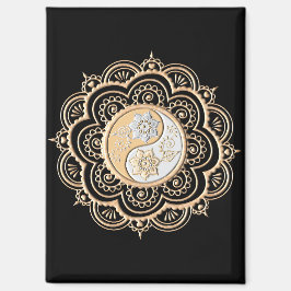 Goud & Zilver Mandala Magneet