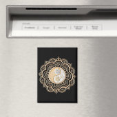 Goud & Zilver Mandala Magneet (Insitu (Vaatwasser))