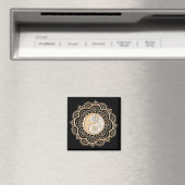 Goud & Zilver Mandala Magneet (Insitu (Vaatwasser))