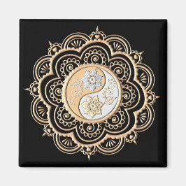Goud & Zilver Mandala Magneet