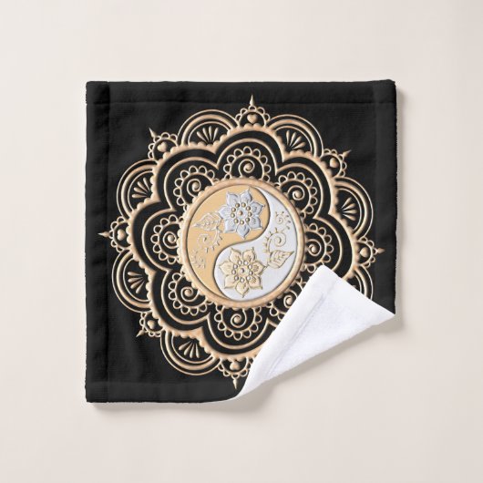 Goud & Zilver Mandala Washandje (Wasdoekje)