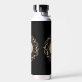 Goud & Zilver Mandala waterfles (Links)