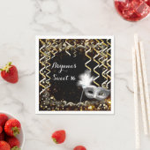 Goud & Zilver Maskerade Masker Verjaardagsfeest Servet (Insitu)