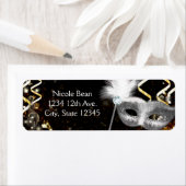Goud & Zilver Masquerade Masker Verjaardagsfeest Etiket (Insitu)