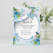 Goud, Zilver - Messing Modern RSVP Kaartje (Staand voorkant)