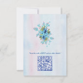 Goud, Zilver - Messing Modern RSVP Kaartje (Achterkant)