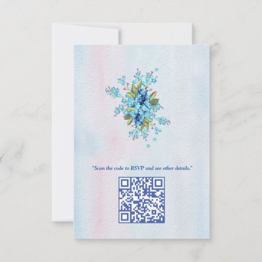 Goud, Zilver - Messing Modern RSVP Kaartje (Achterkant)