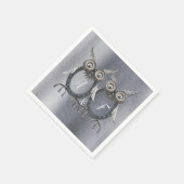 Goud, Zilver - Messing Modern Servet (Hoek)