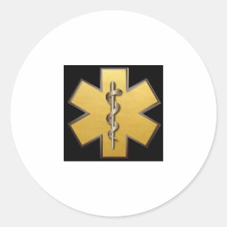 Goud & Zilver Ronde Sticker