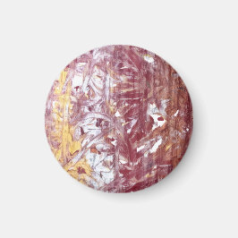 Goud, Zilver, Rood, Roze Goud, Marmer Kunstwerk Magneet