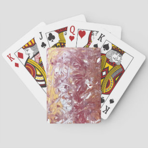 Goud, Zilver, Rood, Roze Goud, Marmer Kunstwerk Pokerkaarten