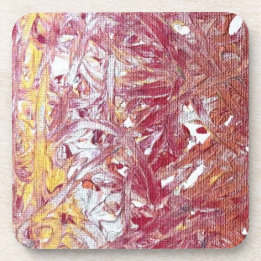 Goud, Zilver, Rood, Roze Goud, Marmeren Kunstwerk Bier Onderzetter