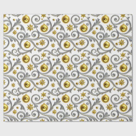 Goud & Zilver Wervelende Elegantie Cadeaupapier