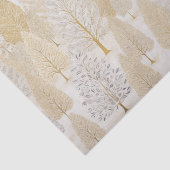 Goud Zilver Wit Kerstbomen Tissuepapier (Detail)