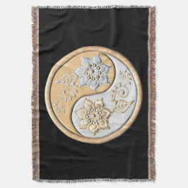 Goud & Zilver Yin Yang Deken