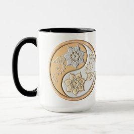 Goud & Zilver Yin Yang Mok