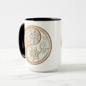 Goud & Zilver Yin Yang Mok (Voorkant links)