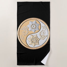 Goud & Zilver Yin Yang Strandlaken