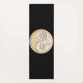Goud & Zilver Yin Yang Yogamat (Achterkant)