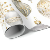  Goud Zilver Zwart Kerstversieringen Cadeaupapier (Rol Hoek)
