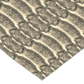 Goud Zilver Zwart Metaalpatroon Korte Tafelloper (Hoek)