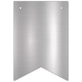 Goud Zilver Zwart Typografie Bruiloft Vlaggetjes (Eerste vlag)