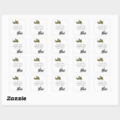 Goud Zilveren Draak Bewaar de Datum Stickers (Vel)