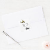 Goud Zilveren Draak Bewaar de Datum Stickers (Envelop)
