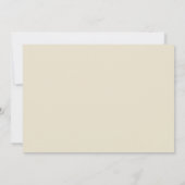 Goud & Zilveren Kruis Doopsel Uitnodiging (Achterkant)