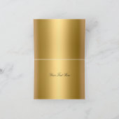 Goud & Zilveren Roos Bedankkaart (Binnen)