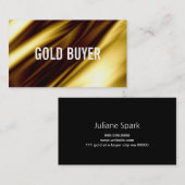 Goud - Zilvermunten koper Visitekaartje (Voorkant / Achterkant)