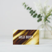 Goud - Zilvermunten koper Visitekaartje (Staand voorkant)