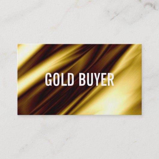 Goud - Zilvermunten koper Visitekaartje (Voorkant)