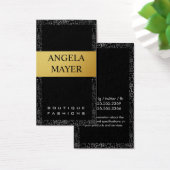 Goud/Zilverspikkelde grens Visitekaartjes (Bureau)