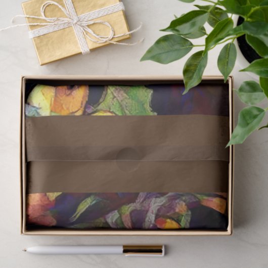 Goud zonnebloem Elegant Collectie Tissuepapier (Geschenk)