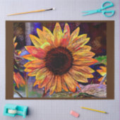 Goud zonnebloem Elegant Collectie Tissuepapier (Craft)