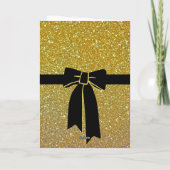 Goud & Zwart 8e Jubilea Kaart – Zwanen & Harten (Achterkant)