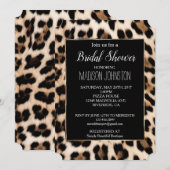 Goud Zwart Bruin Crème Luipaard  Kaart (Voorkant / Achterkant)