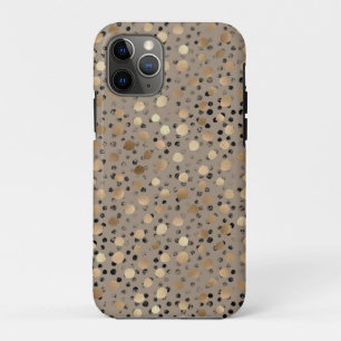 Goud Zwart Bruin Dierenprint Case-Mate iPhone Case