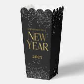 Goud Zwart Confetti Oud en Nieuw Feest Bedankdoosjes (Voorkant)