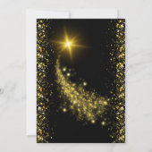 Goud & Zwart Edelstenen Diamant Bruiloft Jubileum Kaart (Achterkant)