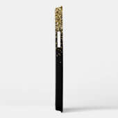 Goud Zwart Elegant Script Case-Mate iPhone Case (Achterkant / Rechts)