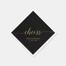 Goud & Zwart Elegante Stijlvolle Lettertypes Klink