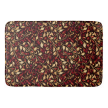 Goud, zwart en Bourgogne feestelijk gebladerte