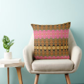 Goud Zwart en Pinks Kussen (Stoel)