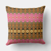 Goud Zwart en Pinks Kussen (Achterkant)