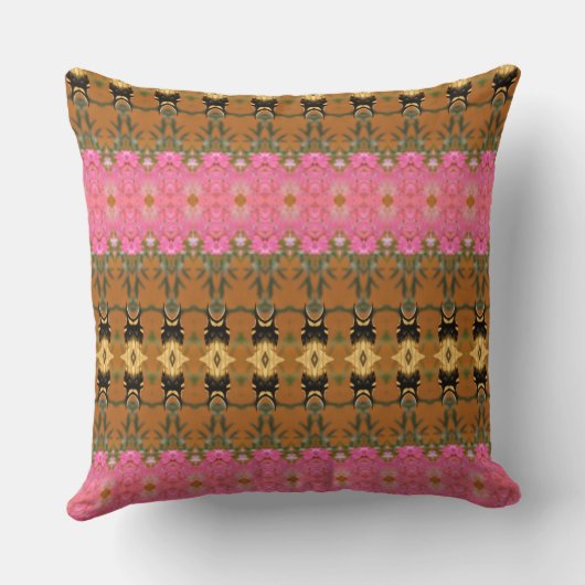 Goud Zwart en Pinks Kussen (Achterkant)